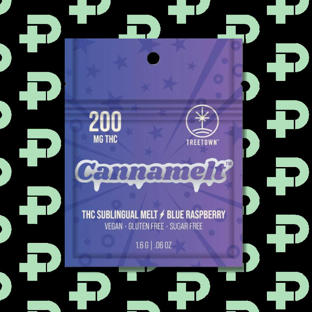 Treetown 200mg Cannamelt - Blue Raspberry