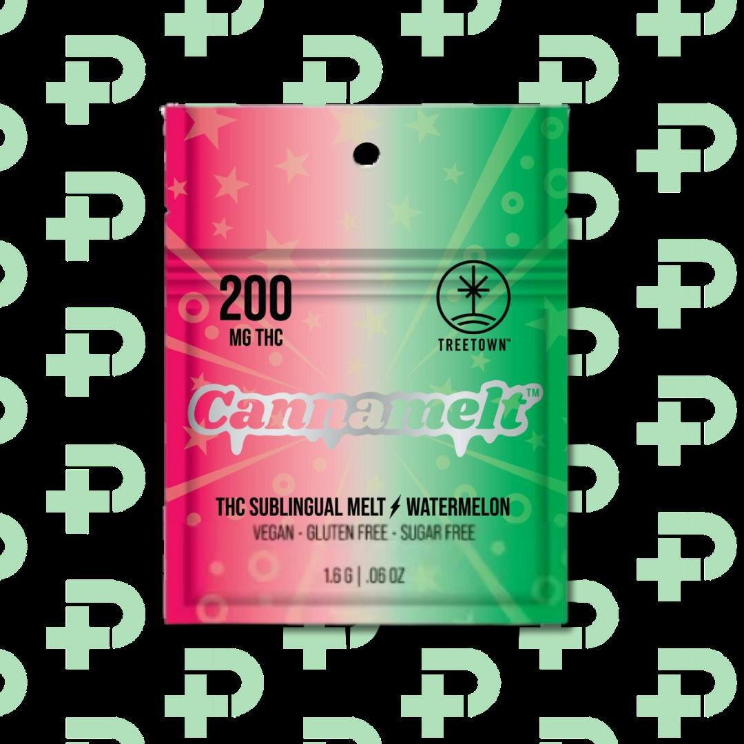 Treetown 200mg Cannamelt - Watermelon