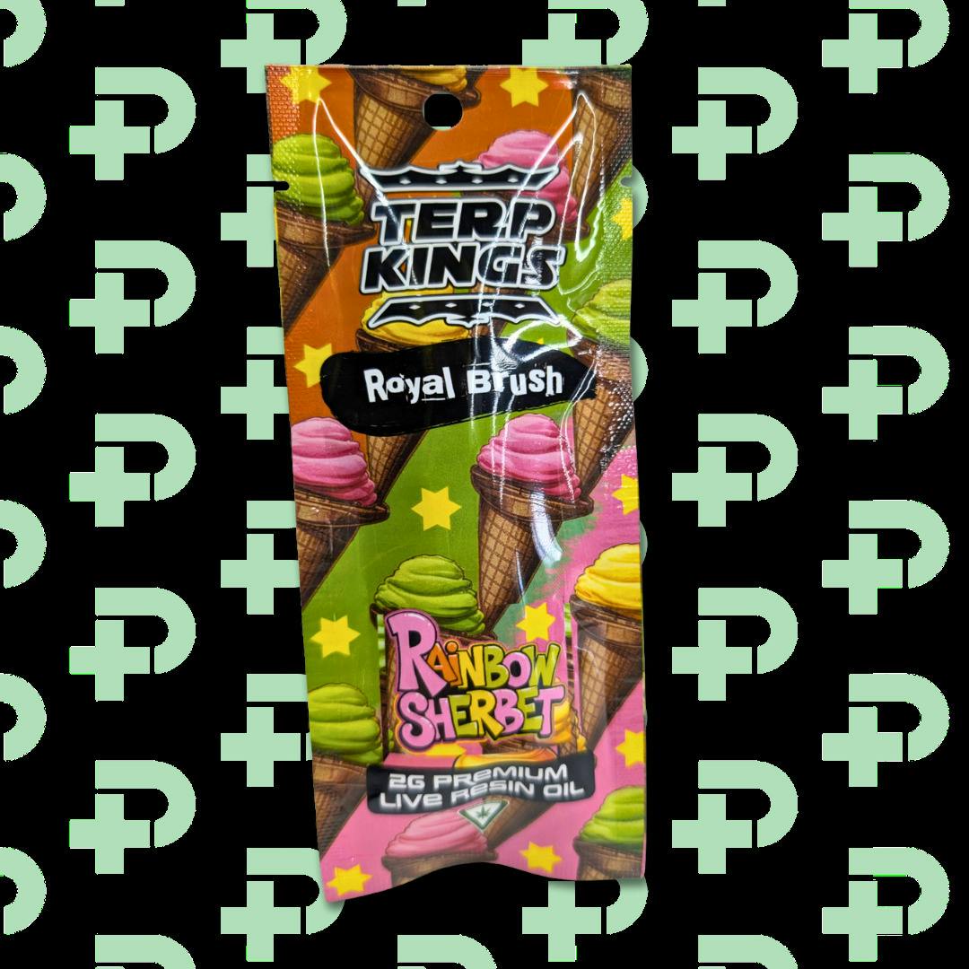 Terp Kings 2g Royal Brush - Rainbow Sherbet