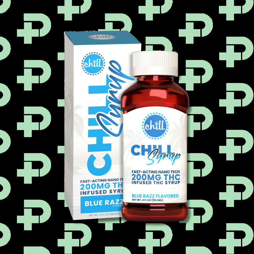 Chill Medicated 200mg Syrup - Blue Raspberry