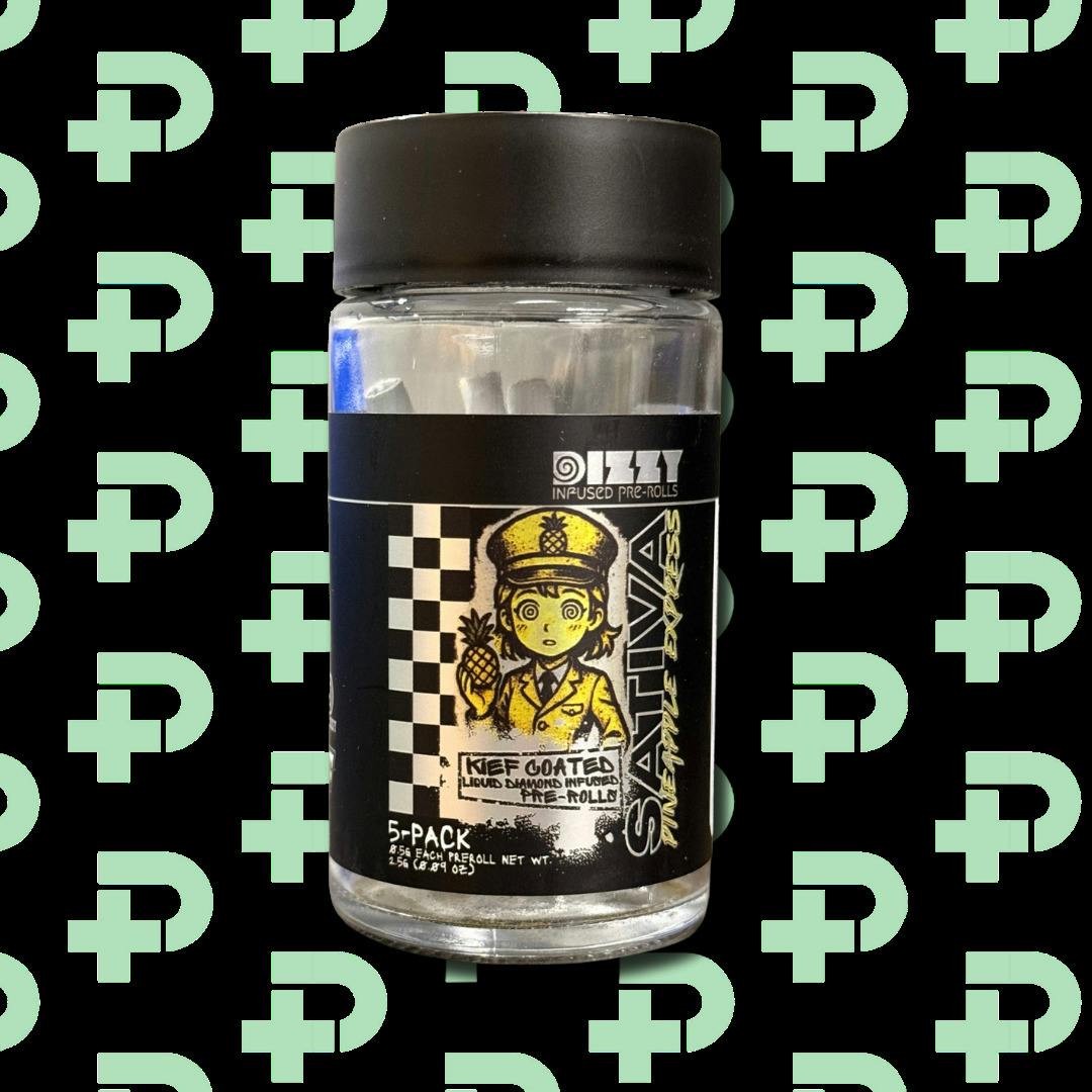 Dizzy 5 Pack Infused Prerolls - Pineapple Express