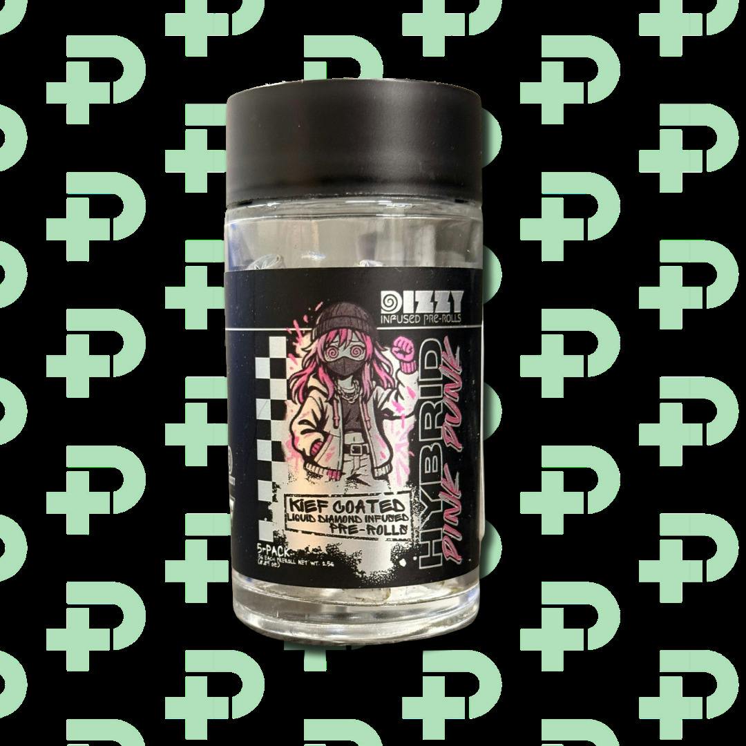 Dizzy 5 Pack Infused Prerolls - Pink Punk cannabis product