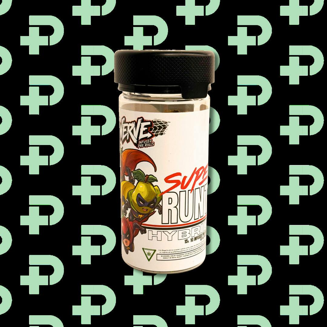Swerve 15 Pack 1g Infused Prerolls - Super Runtz cannabis product