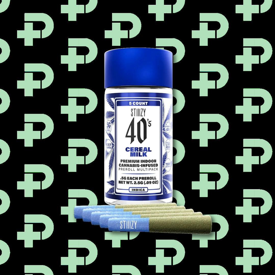 Stiiizy 5 Pack Prerolls - Cereal Milk
