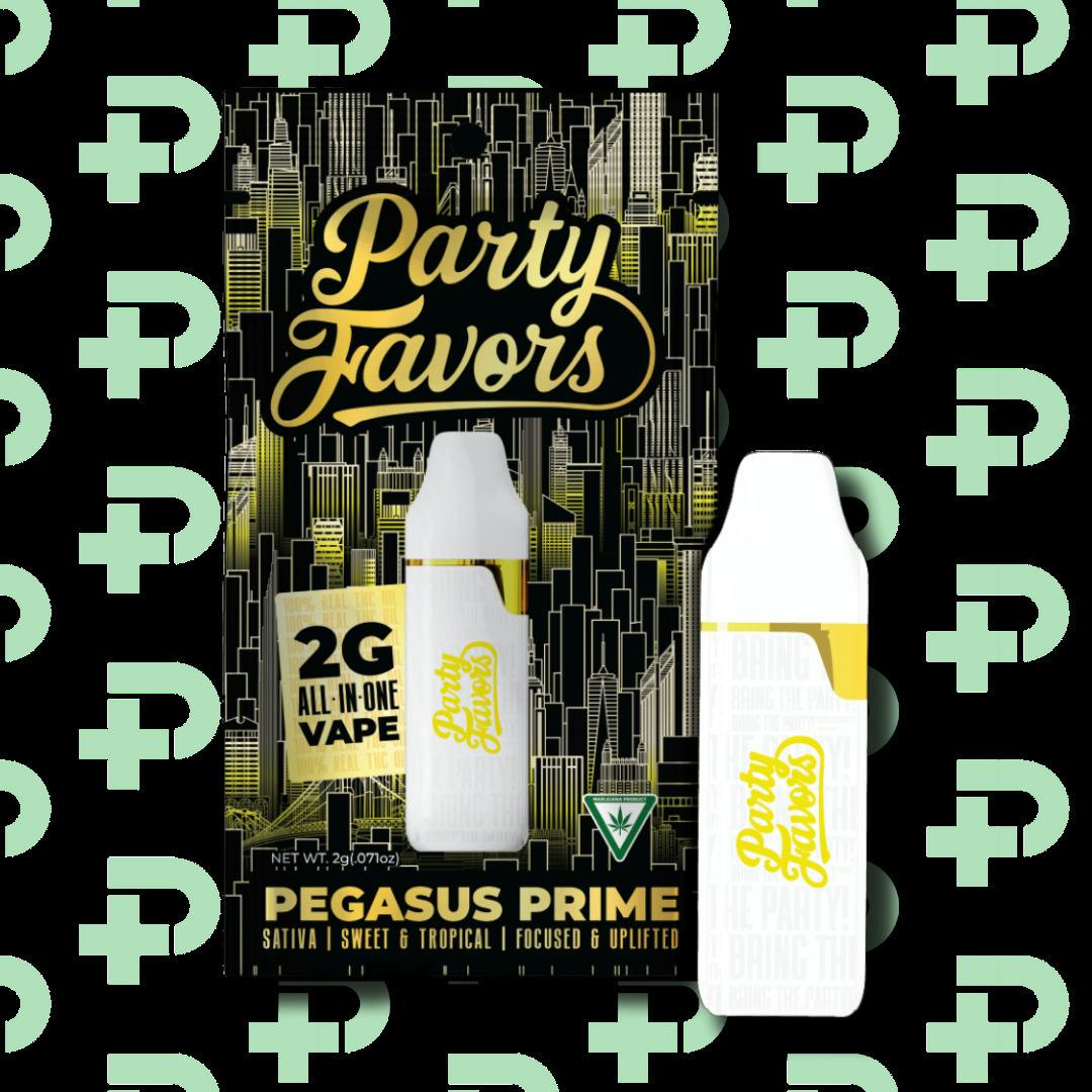 Party Favors 2g Disposable - Pegasus Prime