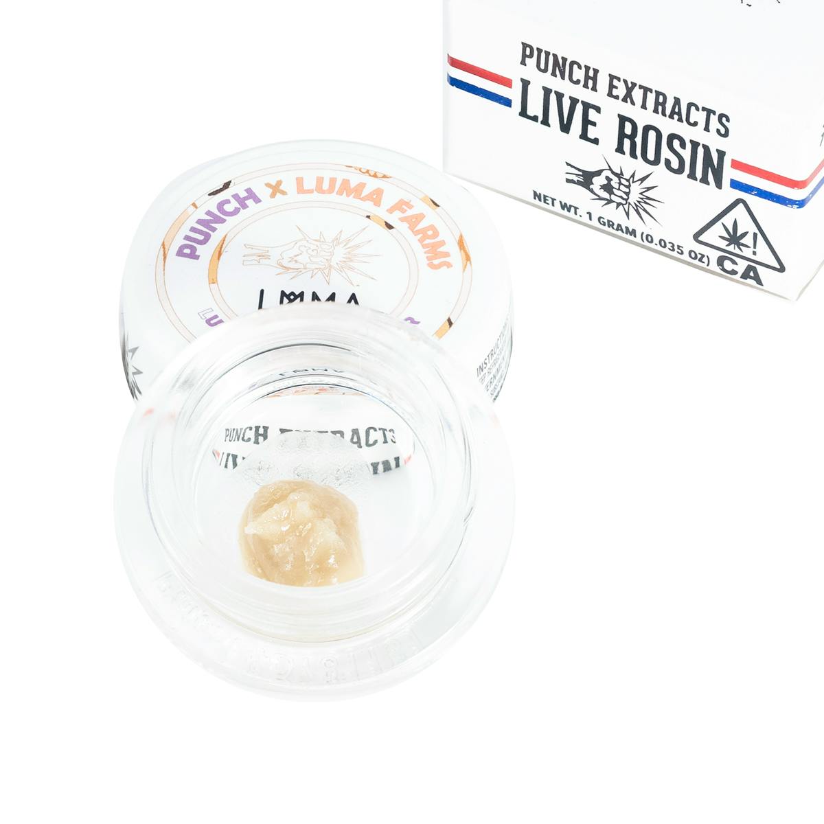 PUNCH - ROSIN BADDER - LUMA'S PEACH PANTHER TIER 1 - 1G