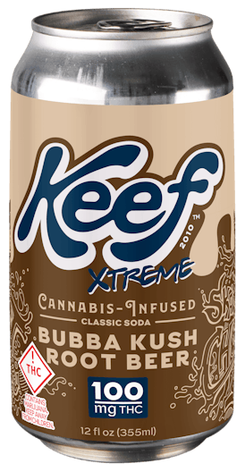 Keef-Xtreme Soda-100mg-Bubba Kush Root Beer (H)