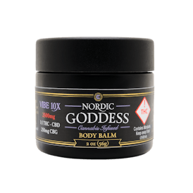Nordic Goddess-Vibe 10X Body Balm-2oz-10:10:1 CBD THC CBG