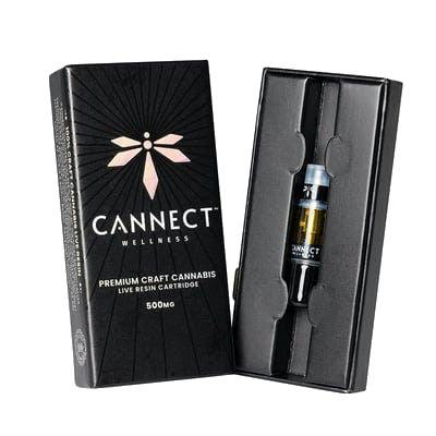 Cannect Wellness - Live Resin Cartridge - Blueberry Blintz (H) (0.5g)