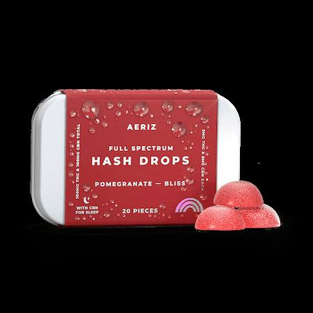 Aeriz - Hash Drops Gummies - Pomegrante (I) (100mg)