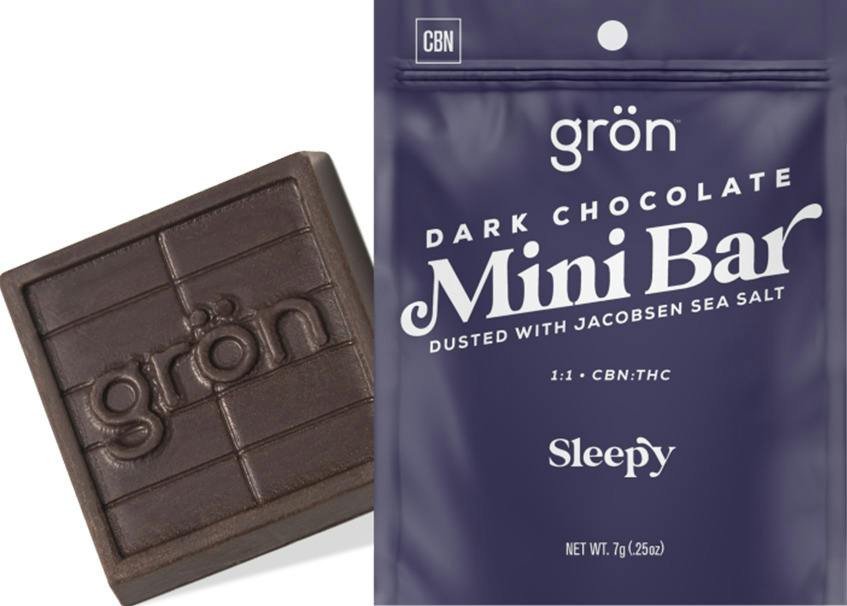 Gron - Mini Dark Chocolate (I) (100mg THC/CBN)