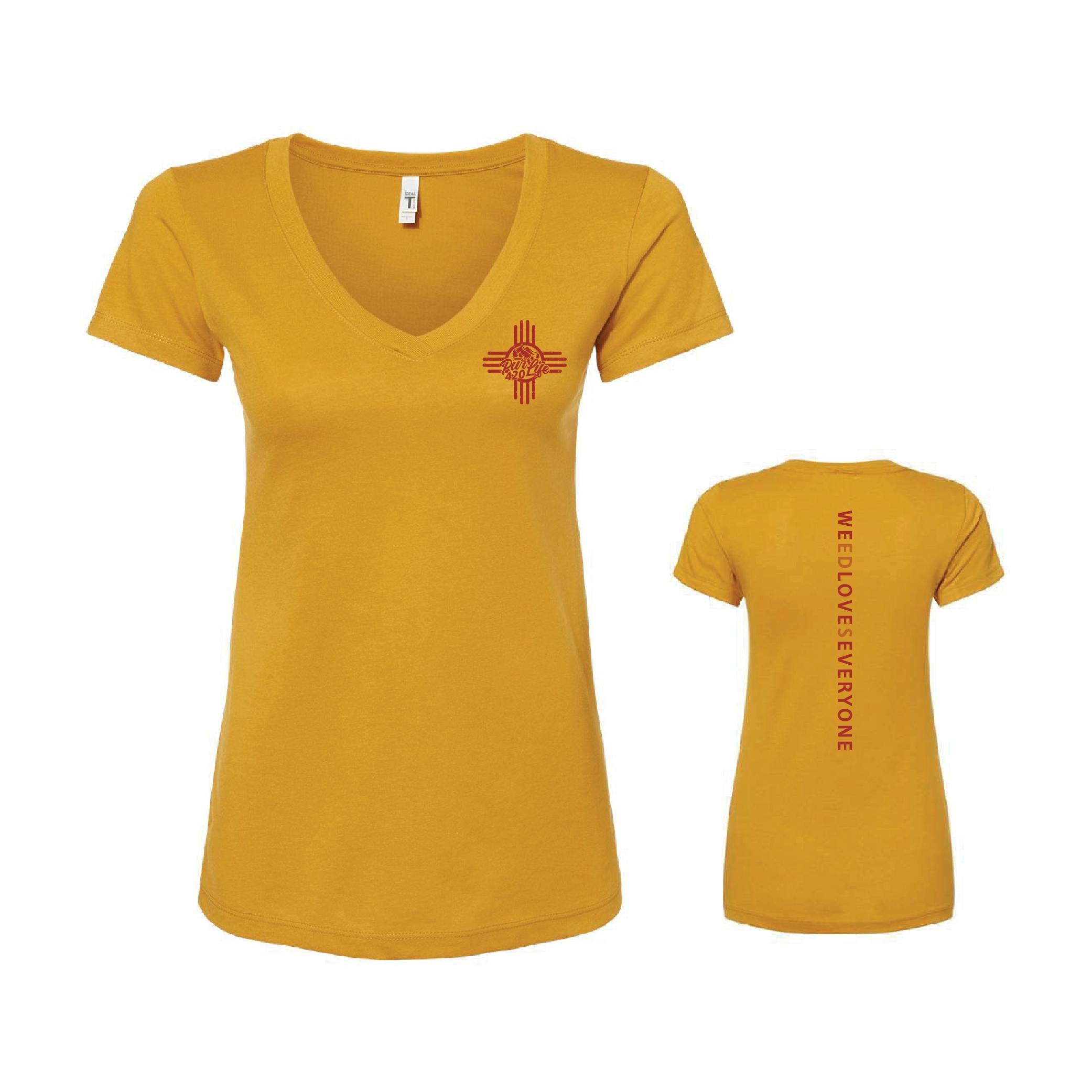 Zia Life Antique Gold | Women's Shirt at PurLife Dispensary - T or C
