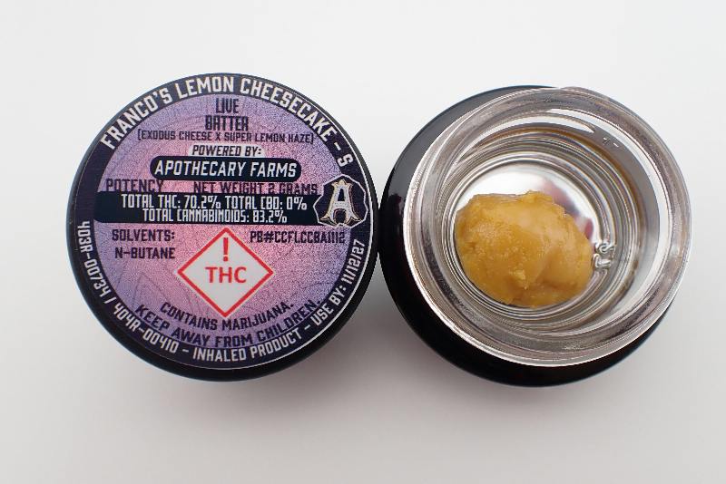 Franco's Lemon Cheesecake Batter - S 2G