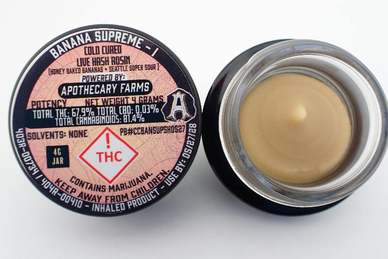 Banana Supreme Live Hash Rosin Baller - I 4G