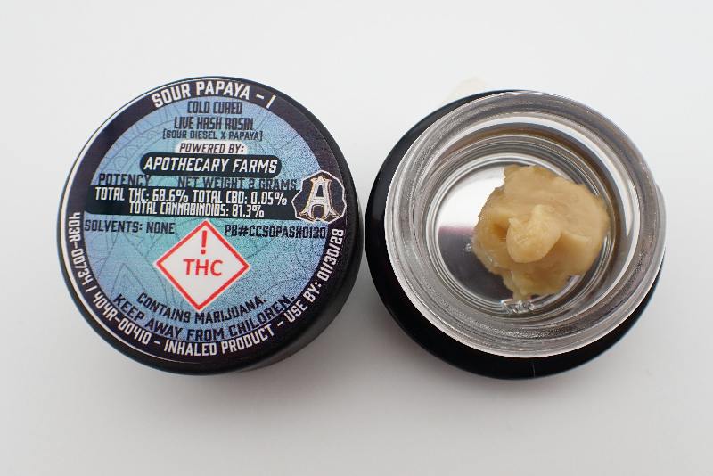 Sour Papaya Live Hash Rosin - I 2G