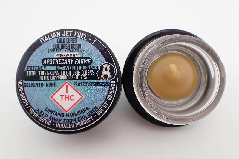 Italian Jet Fuel Live Hash Rosin - I 2G