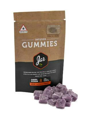 JAR Co. - Blueberry Pomegranate Rosin Indica Gummies 10MG EA