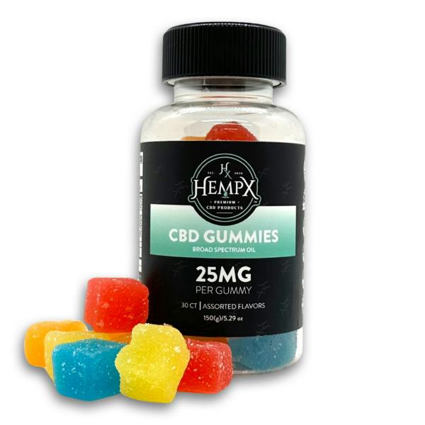 HempX - CBD Gummies 25MG EA