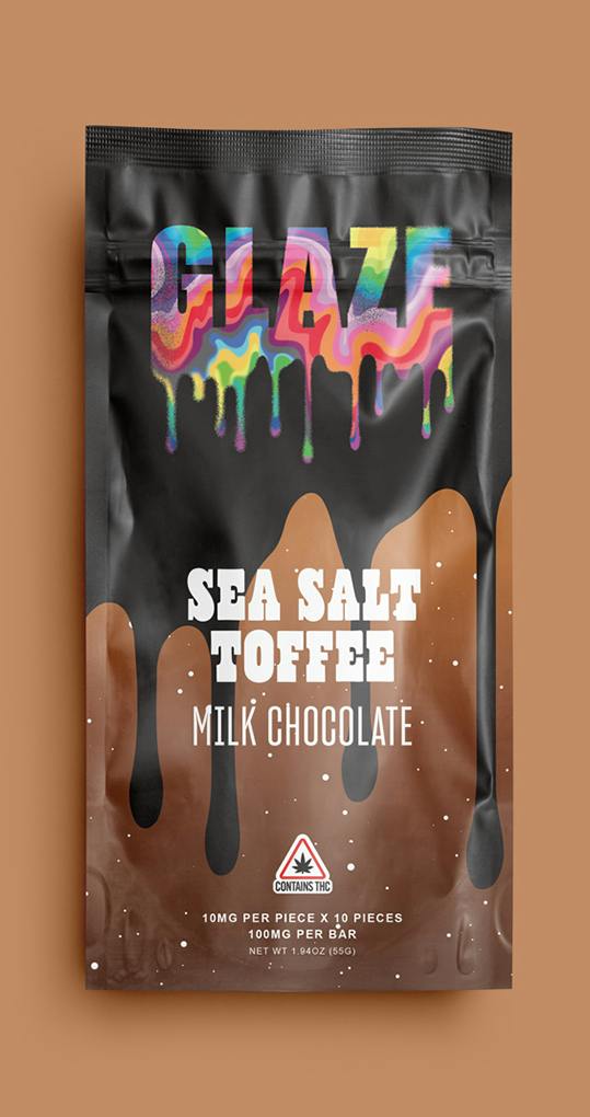 Glaze - Sea Salt Toffee Bar 200MG