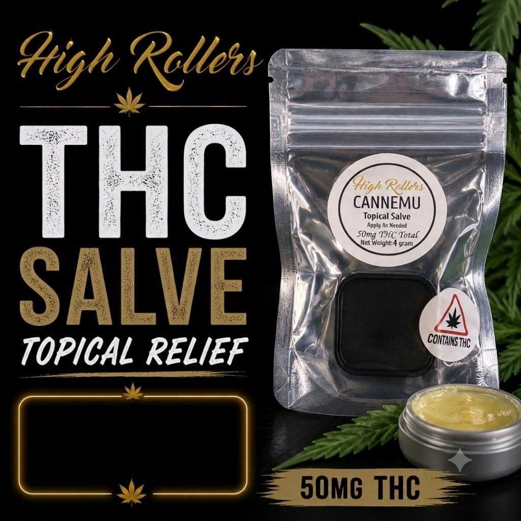 High Rollers - THC Salve - 50MG