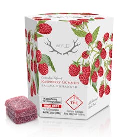 Wyld - Raspberry Sativa Gummies 1000mg