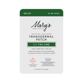 Mary's Medicinals - THC:CBD Patch - 1:1