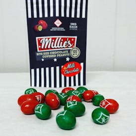 Millie's Rosin Choco Peanuts 100mg