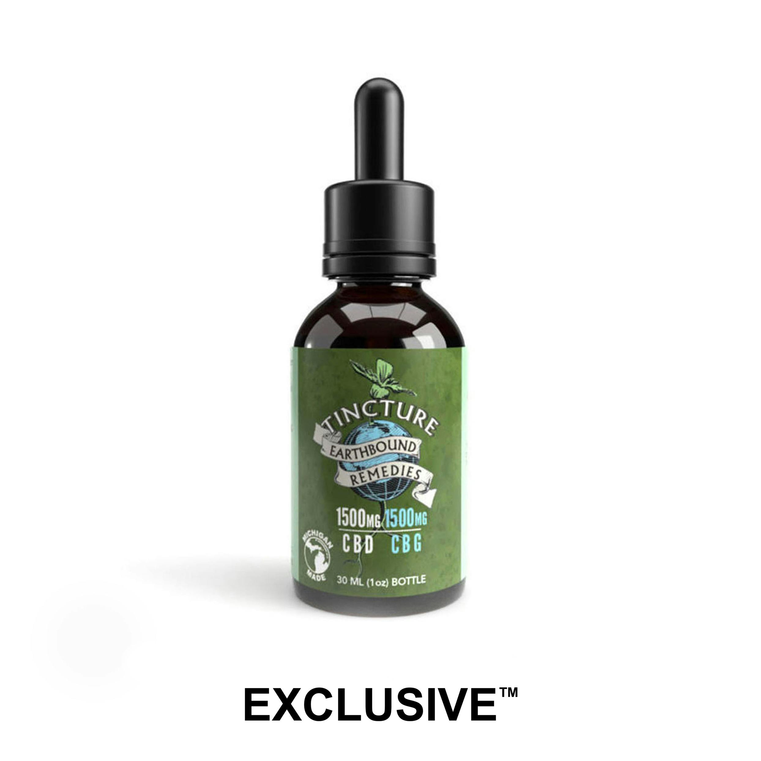 Earthbound Remedies - 1500mg 1:1 CBD/CBG Tincture