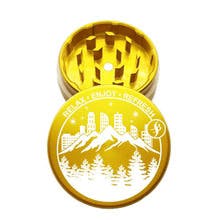 4Score X Tahoe Grinder CO. Mountain Scape Grinder - Gold