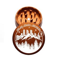 4Score X Tahoe Grinder CO. Mountain Scape Grinder - Orange