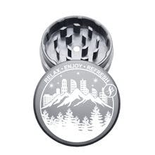 4Score X Tahoe Grinder CO. Mountain Scape Grinder - Silver