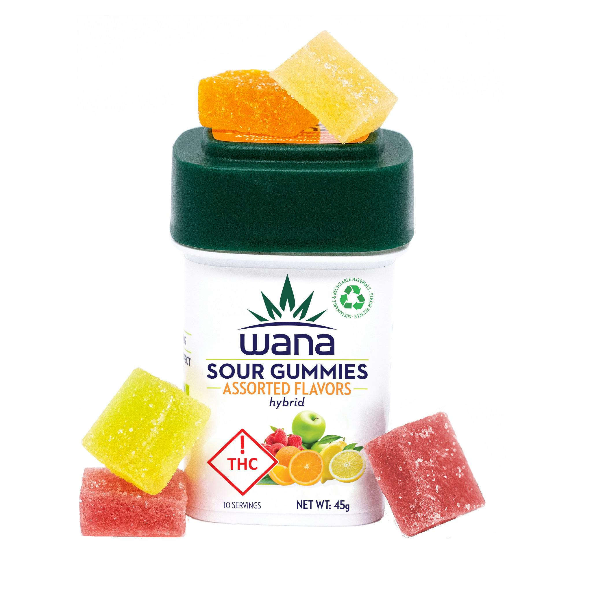 Buckeye Relief Wana Assorted Hybrid 110mg Sour Gummies