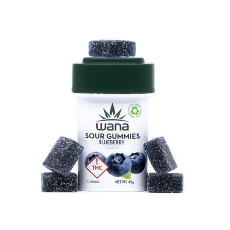 Buckeye Relief Wana Blueberry Indica 10pk 110mg Sour Gummies
