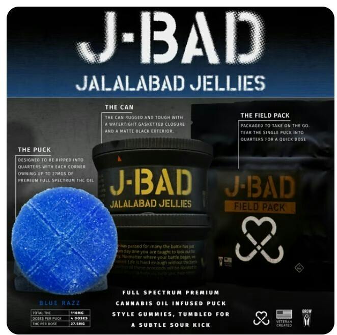 JBAD Blue Razz Go Pack Gummy at Nectar