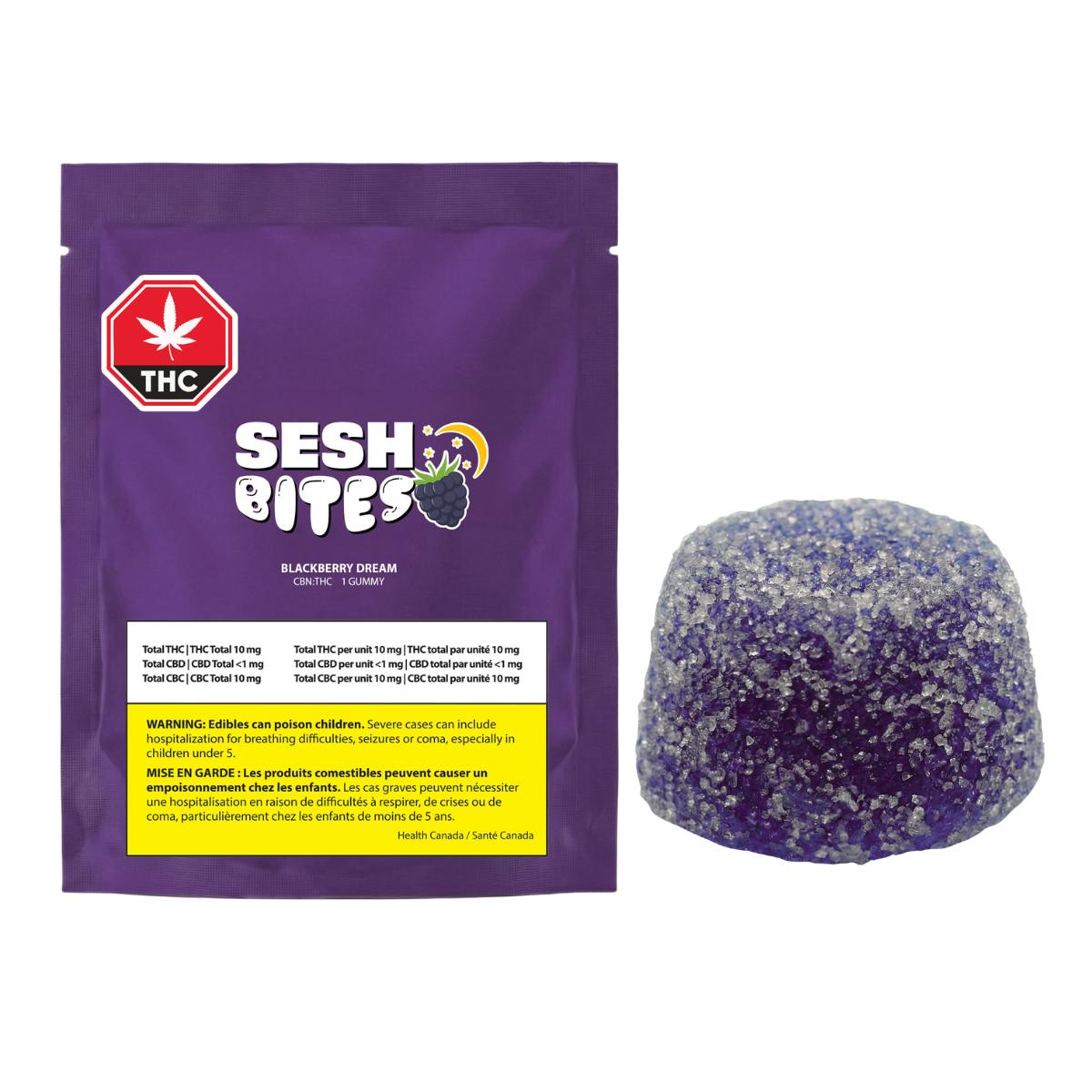 Blackberry Dream 1:1:1 (CBN:CBD:THC) - 1 Pack