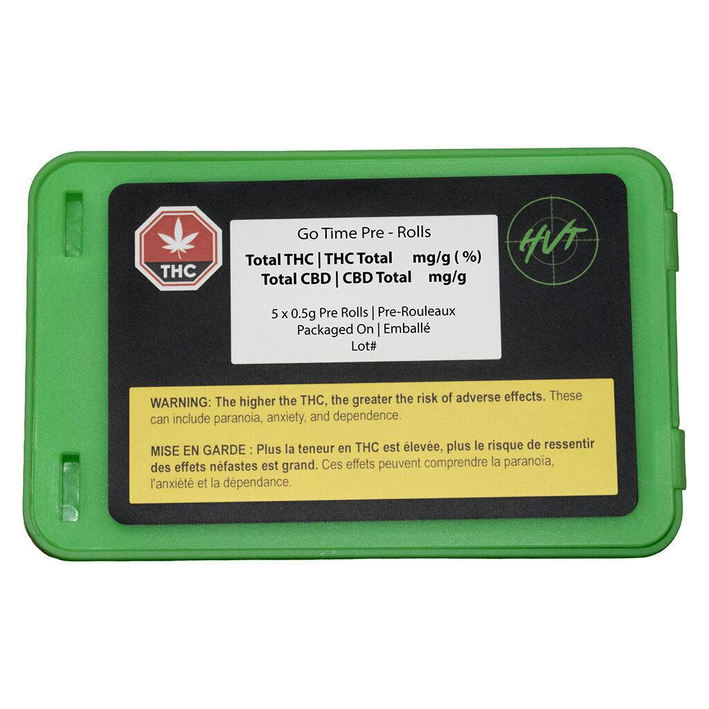 GO TIME Pre-Rolls - 5x0.5g