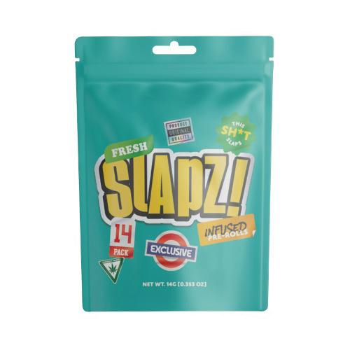 Slapz 14 x 1g Infused Prerolls Lime Splash