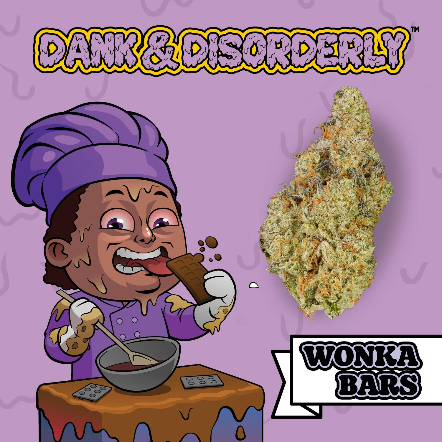 Dank and Disorderly 1g Preroll Wonka Bars