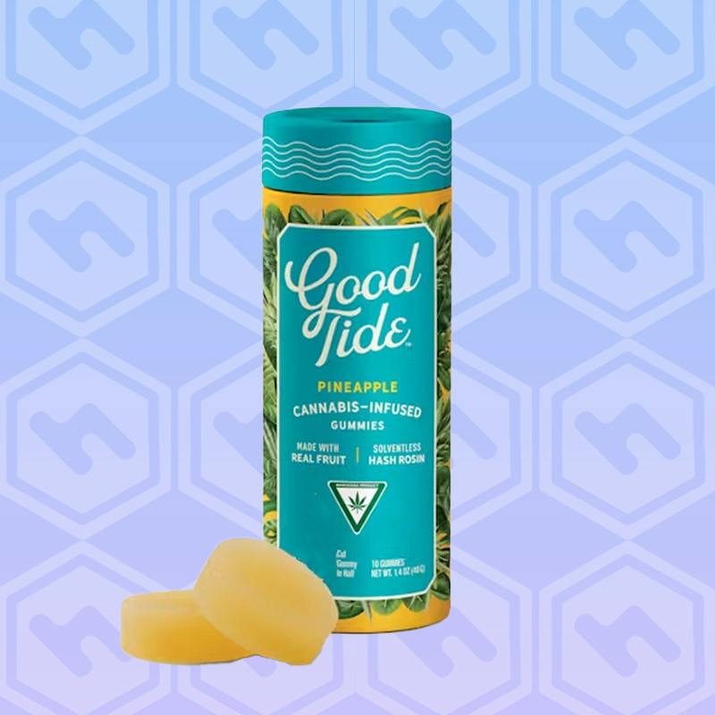 Pineapple | Live Rosin Gummies | 100mg | 10 Pack