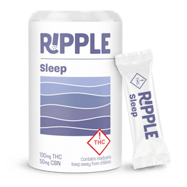 Stash House Distribution-Ripple: Sleep/ 2:1 THC:CBN Quick Dissolve Powder(100mg -10 Pack)