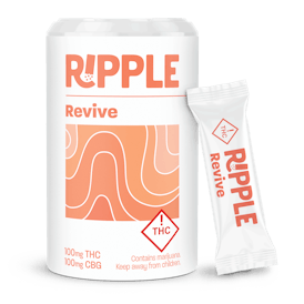 Stash House Distribution-Ripple: Revive/ 1:1 THC:CBG Quick Dissolve Powder(100mg -10 Pack)