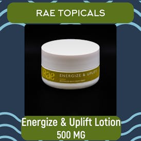 River Remedy- RAE Energize & Uplift Infused Lotion 500mg