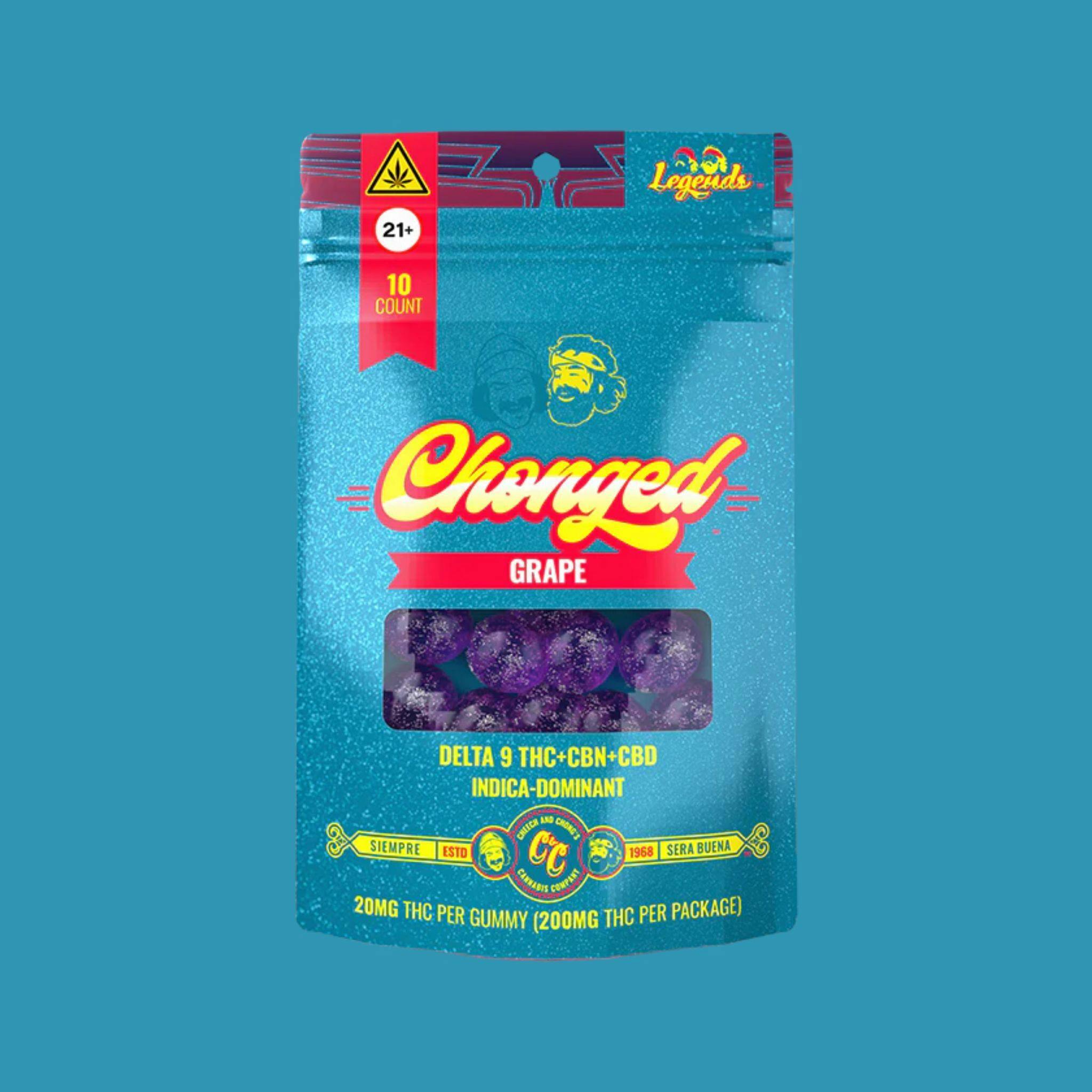 Cheech & Chong | Chonged | Grape Gummies - 300 mg