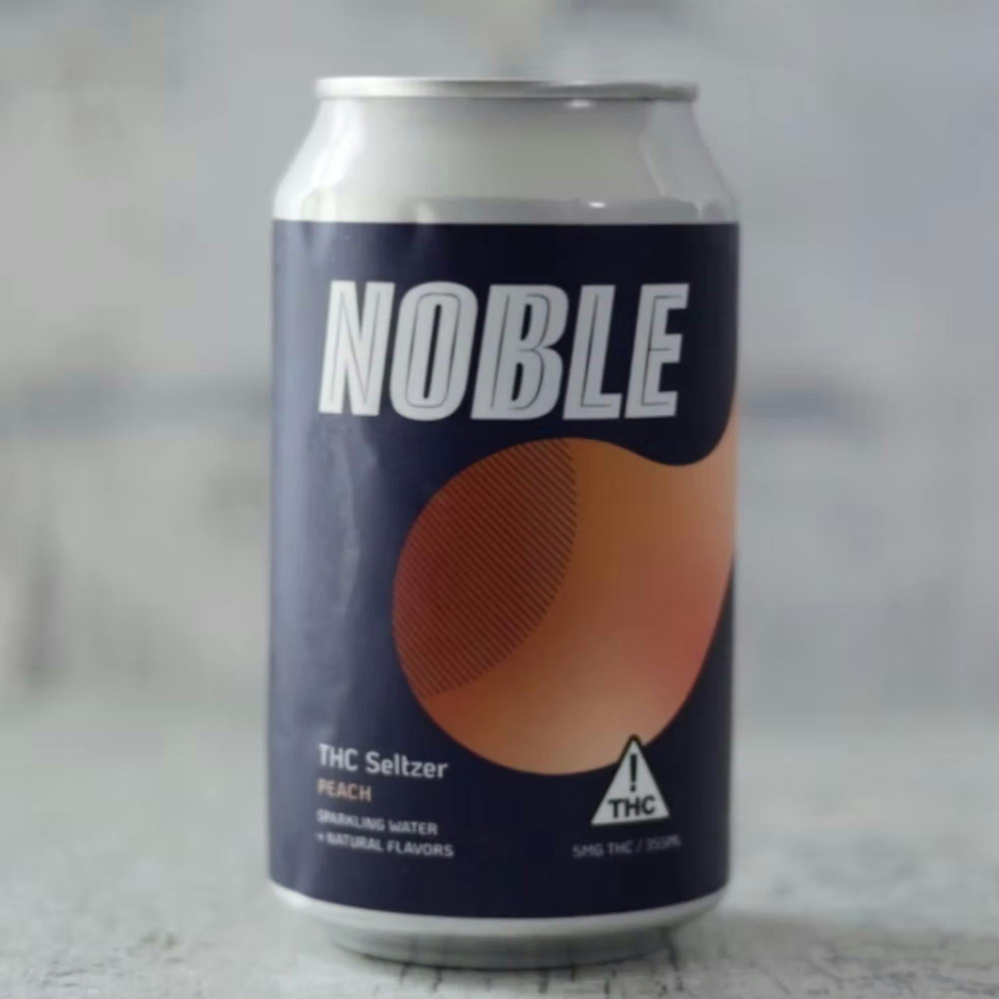 Noble Labs | Peach THC Seltzer - 10 mg at Herbal Alchemy