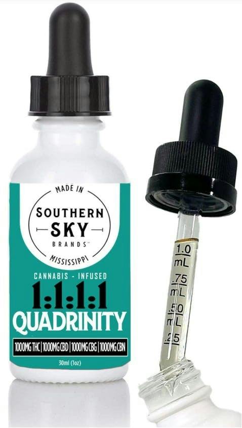Southern Sky | Quadrinity Watermelon Splash Tincture - 1000 mg