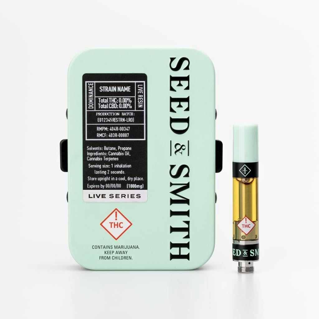 Seed & Smith Angry Orange Live Resin Cartridge 1 g