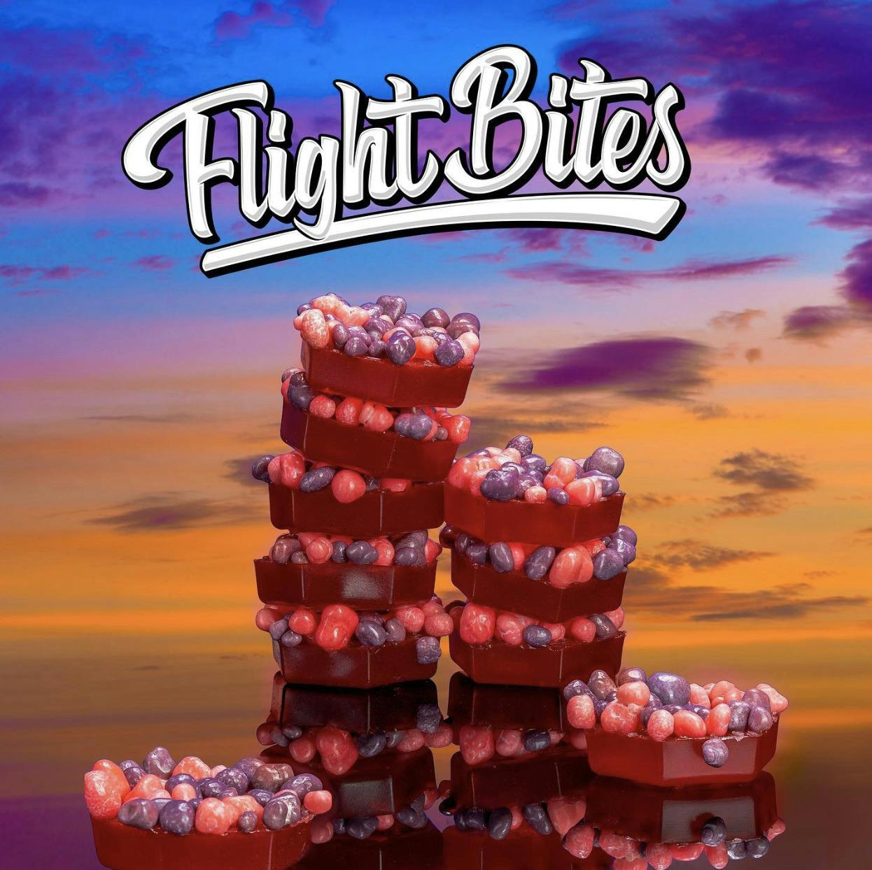 Flight Bites Lemonade Rosin Gummies 100mg 10pk