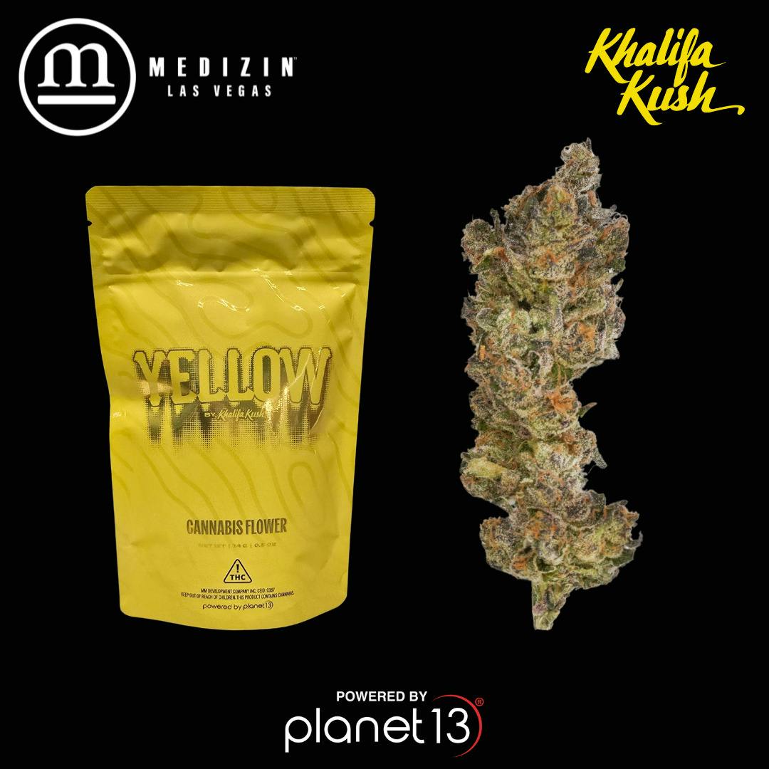 Khalifa Kush Yellow Orange Push Pop 14g Prepack