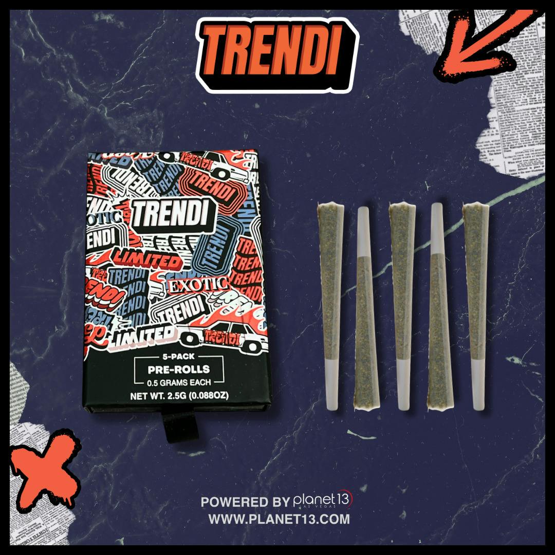 TRENDI Pop Rox .5g Preroll 5pk
