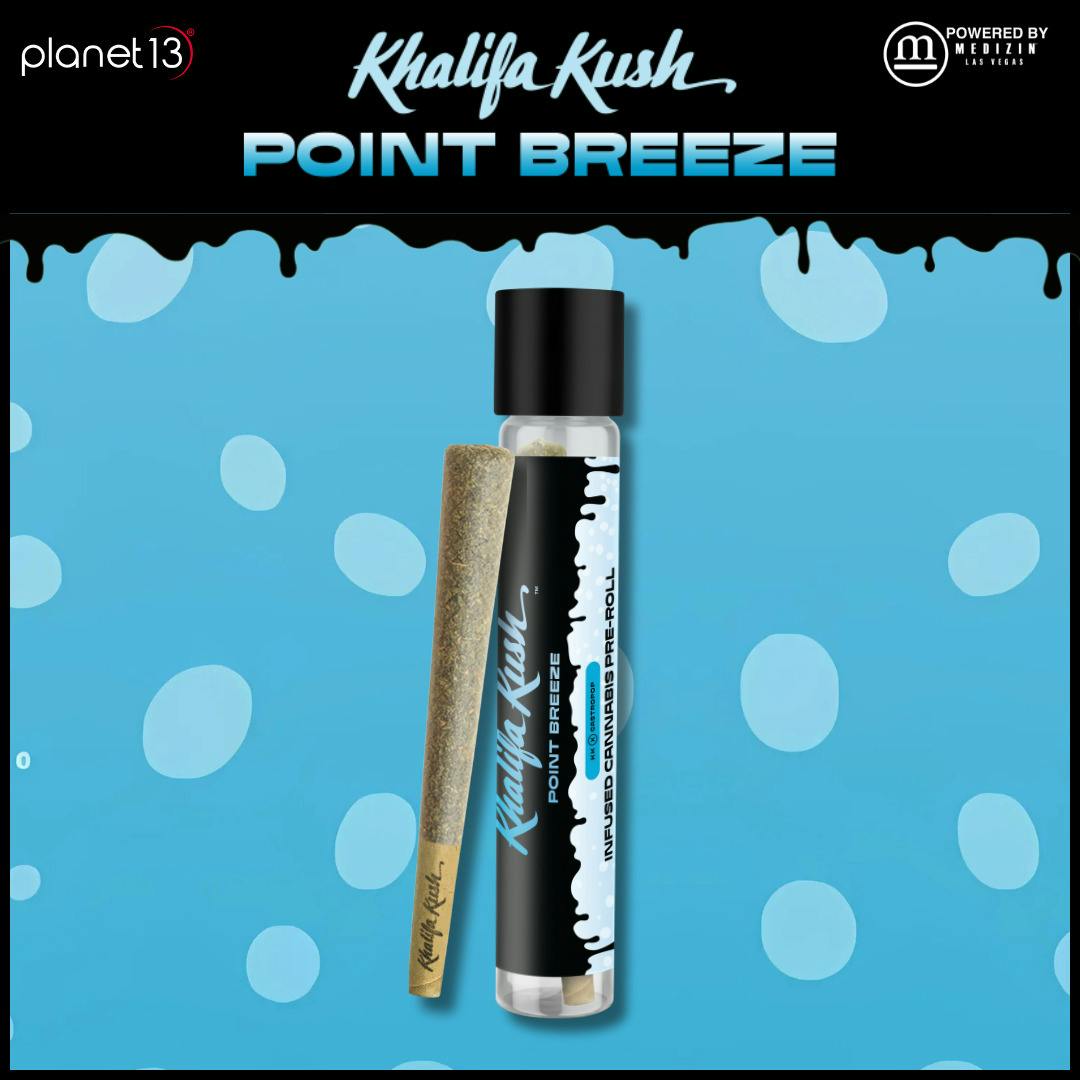 Khalifa Kush Point Breeze 1g Infused Preroll